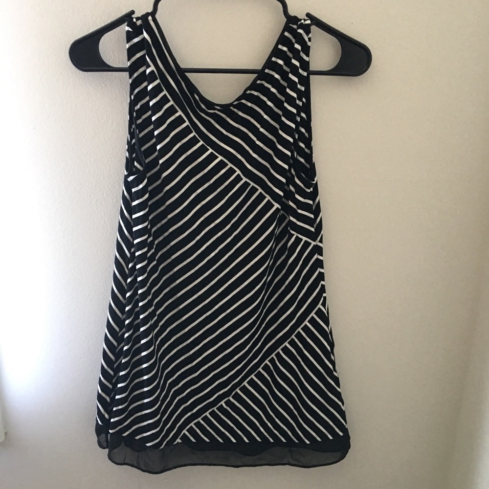 White House Black Market striped tank